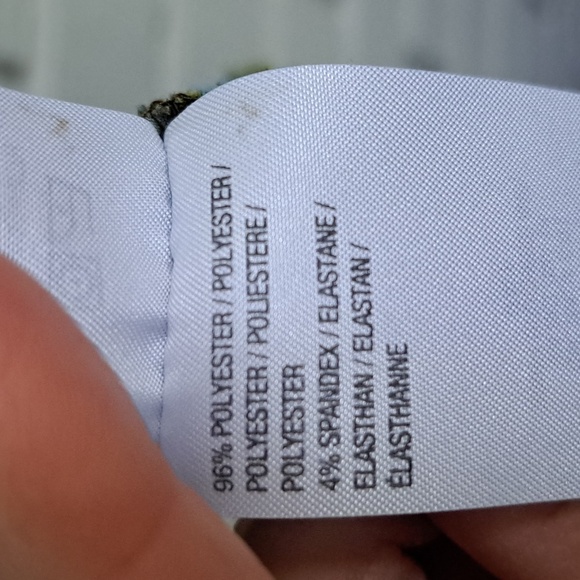 Susan Graver Olive Green/Teal Paisley 3/4 Sleeve Tunin Top. Size Medium - Picture 8 of 9